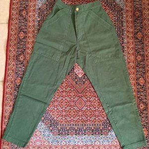 Big Bud Press - Petite Pencil Pants - Dark Emerald Green